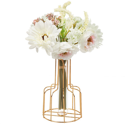 Цветок искусственный декоративный Композиция, в вазе, 9х30 см, Y6-10386