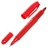 Маркер перманентный пулевидный, двухсторонний, 0.5-2.2мм, красный, OfficeSpace, DPM_1578RD - фото 2