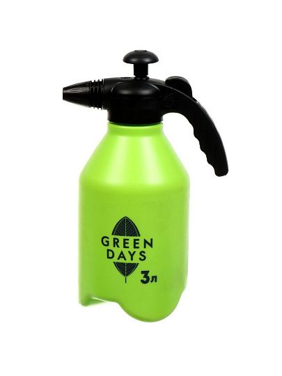Опрыскиватель садовый Green Days, 3 л, пластик, 6590-00, салатовый