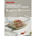 Кастрюля жаропрочное стекло, 2.6 л, с крышкой, крышка стекло, рифленая, 25.4х25.4 см, квадратная, Borcam, 59049 - фото 6