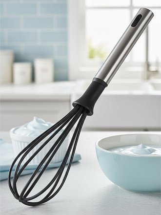 Венчик нейлон, хром, навеска, Daniks, Stark, YW-KT399B-5