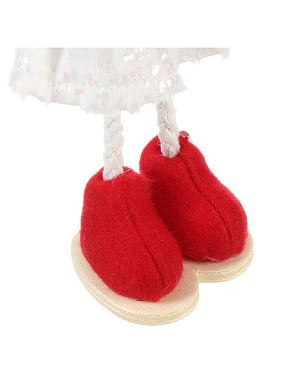 Фигурка декоративная Мышка, 22 см, красно-белая, Y4-8433