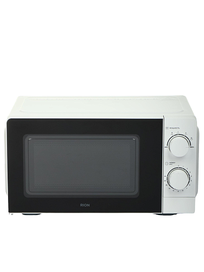 Микроволновая печь Rion, P70J20P-P2, 20 л, 700 Вт, механическая, 6 уровней мощности, белая