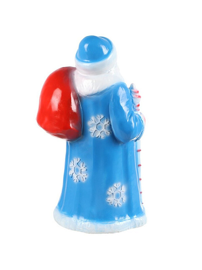 Фигурка садовая Дед Мороз в синем, 30х63 см, новогодняя, 319/1