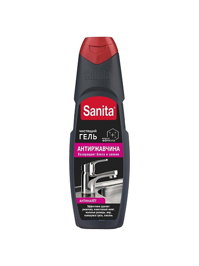 Чистящее средство универсальное, Sanita, Антиржавчина, гель, 500 мл