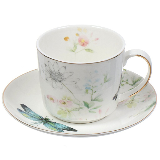 Набор чайный фарфор, 13 предметов, на 6 персон, 240 мл, Balsford, Кларисса, 178-43005, подарочная упаковка