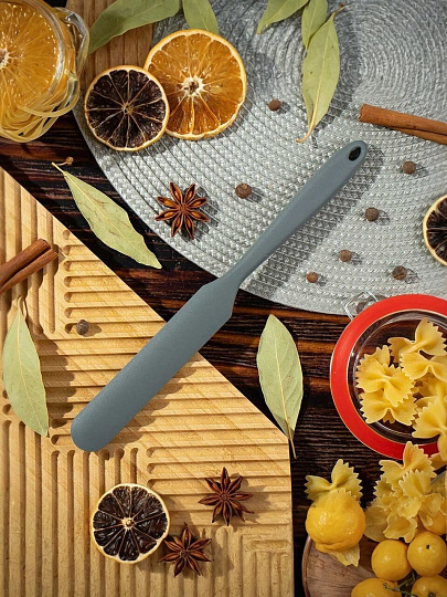 Лопатка кондитерская, силикон, 24 см, навеска, Daniks, Bern, S-DC12-KT551-G60C