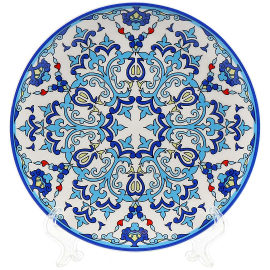 Тарелка десертная, керамика, 19 см, круглая, Дамаск, Daniks