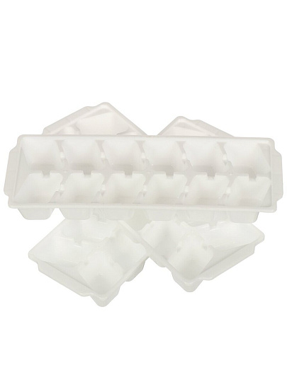 Форма для льда 3 шт, 12 см, пластик, с крышкой, в ассортименте, 3х12 шт, Y4-8655