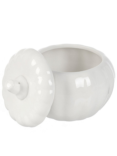 Горшок для запекания керамика, 0.68 л, 12х12х11см, Daniks, Тыква, Y4-7975