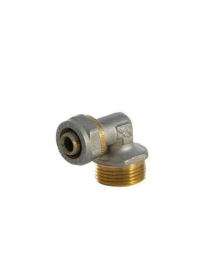Металлопластиковый уголок d20х1/2'', наружная резьба, Frap, F308.2004