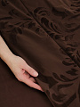 Покрывало евро, 240х260 см, 100% полиэстер, Silvano, Classic, шоколад - фото 9