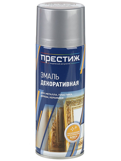 Эмаль аэрозольная, Престиж, Металлик, для внутренних и наружных работ, акриловая, глянцевая, старая медь, 520 мл