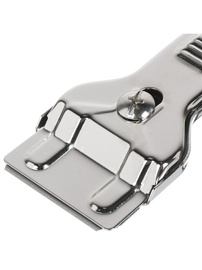 Скребок для стеклокерамики металл, 4.6х14 см, Y4-8921