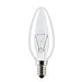 Лампа накаливания E14, 40 Вт, свеча, прозрачная, Космос, LKsmSCnCL40E14v2