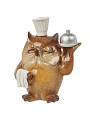 Фигурка декоративная полистоун, Совушка-повар, 11.5 см, Y4-9099 - фото 2