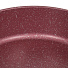 Сотейник алюминий, 28 см, антипригарное покрытие, Daniks, Мрамор Олимп, винный, STWP-28-RWM-IND-LID, с крышкой, индукция - фото 4