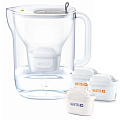 Фильтр-кувшин Brita, Style XL MX+ (1U + 2LM) LED, для холодной воды, 1 ступ, 3.6 л, серый