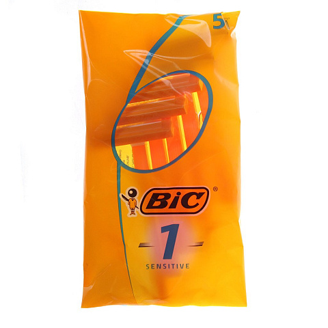 Станок для бритья Bic, Classic для чувствительной кожи, для мужчин, 1, 5 шт, одноразовые, 838521