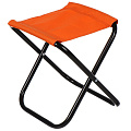Стул складной походный металл, 26 см, оранжевый, YTFS006A - фото 5