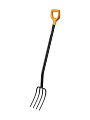 Вилы садово-огородные, четырехрогие, черенок стальной, Fiskars, Solid, 1070673 - фото 4