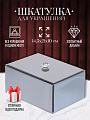 Шкатулка для украшений, стекло, 14.5х21х10 см, с зеркалом, Y6-2090
