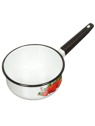 Ковш сталь, эмалированное покрытие, 1.5 л, стальная ручка, индукция, Сибирские товары, С2008.П*44/П*59/СГ*59/В/СГ/з*76/СГ*63/П*105/П/СГ*5, в ассортименте