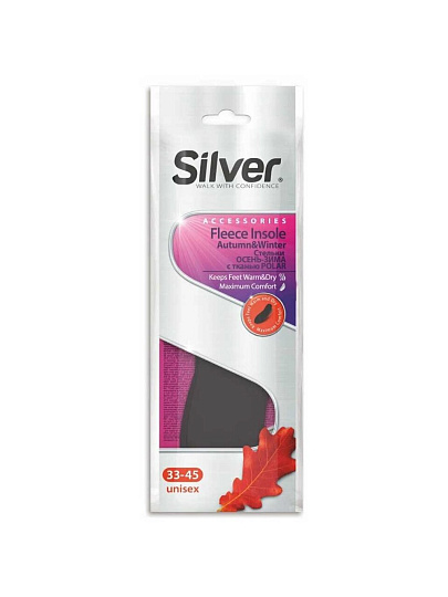 Стельки Silver, для обуви, осень-зима, зимние, Polar, TB1001-00/TB4011-00