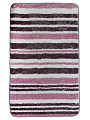 Коврик для ванной и туалета, 0.5х0.8 м, микрофиб, полосатый, Y4-9949 - фото 3