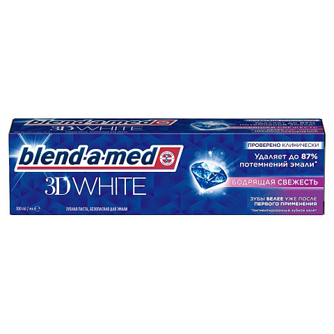 Зубная паста Blend-a-med, 3D White Бодрящая свежесть, 100 мл