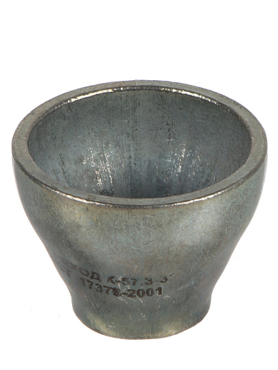 Переход сталь, бесшовный, ДУ57х32, оцинкованный