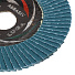 Круг лепестковый торцевой КЛТ1 для УШМ, LugaAbrasiv, диаметр 125 мм, посадочный диаметр 22 мм, зерн ZK80, шлифовальный - фото 3