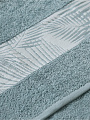 Полотенце банное 50х90 см, 100% хлопок, 450 г/м2, Сакура, Silvano, серо-голубое, Узбекистан - фото 3