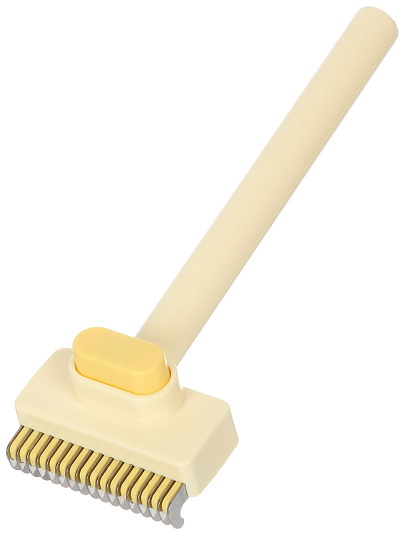 Щетка для вычесывания животных с самоочисткая, в ассортименте, Y4-11427