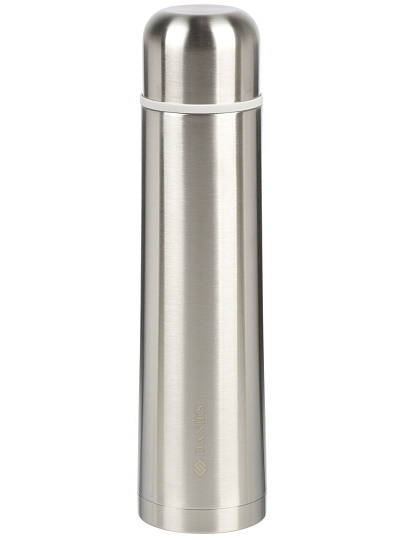 Термос нержавеющая сталь, 1 л, узкая горловина, Daniks, Прометей, колба нержавеющая сталь, серебреный, DB-1200