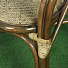 Мебель садовая Мария, оливковая, стол, 55х56 см, 2 кресла, 110 кг, подушка бежевая, IND11B - фото 2