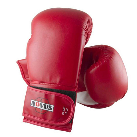 Перчатки боксерские Novus 12 унций размер S/M красный, LTB-16301, 00-00000769