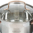 Набор посуды нержавеющая сталь, 6 предметов, кастрюли 2.1, 2.9, 3.9 л, индукция, Bohmann, BH-1903/G - фото 2