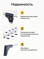 Сушилка для белья напольная, полотно 16 м, складная, 162х56х86 см, белая, DY641 - фото 5