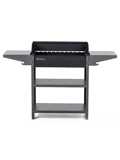 Мангал 1332х600х394х895 мм, 2 мм, гриль, складные полки, Gratar, Standart Grill, FSG2000