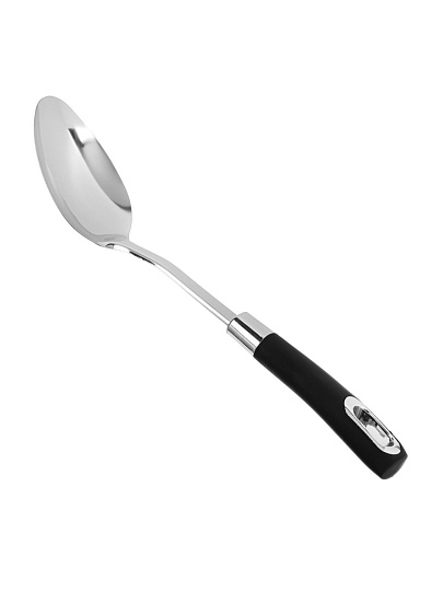 Ложка поварская нержавеющая сталь, 32х7 см, навеска, Satoshi, Имари, 882-268