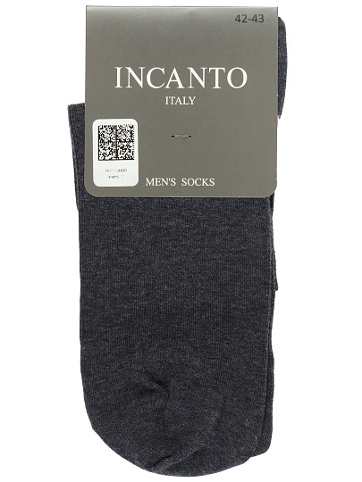 Носки для мужчин, хлопок, Incanto, джинс, р. 42-43, BU733009