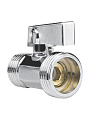 Кран для воды (мини), 1/2&amp;quot;х3/4&amp;quot;, ш-ш, латунь, ручка-флажок, MasterProf