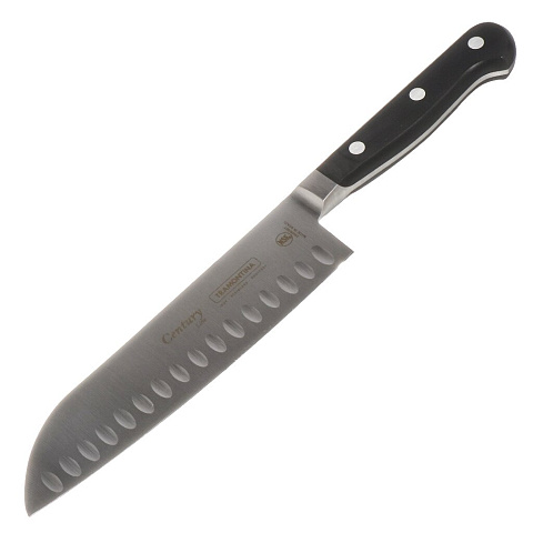 Нож кухонный Tramontina, Century, поварской, нержавеющая сталь, 17.5 см, рукоятка пластик, 24020/107-TR