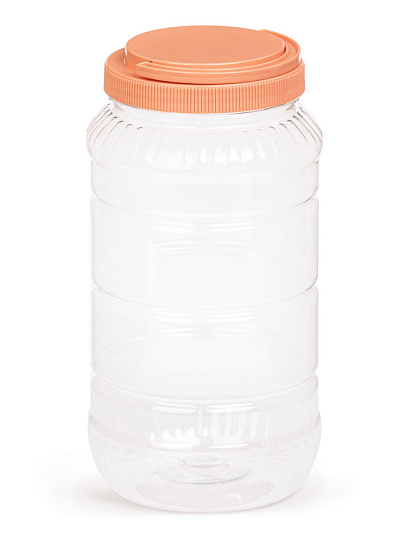 Бидон пластик, 3 л, с ручкой, в ассортименте, Альтернатива, М957