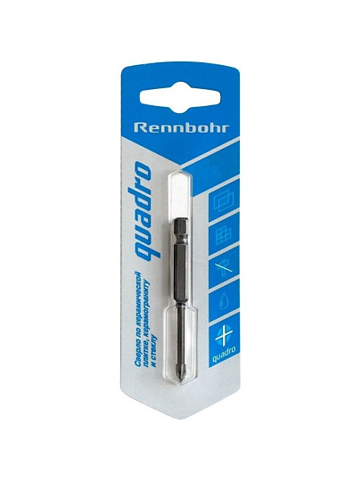 Сверло по стеклу и керамике, Rennbohr Quadro, d6 мм, 676106