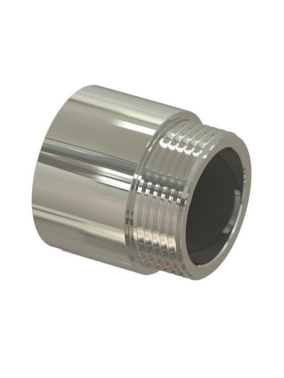 Удлинитель d25х1/2'', хром, латунь, L 10, РосТурПласт