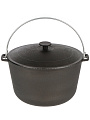 Казан чугун, 10 л, с крышкой, крышка чугун, с дужкой, Гардарика, 1510-3 - фото 3