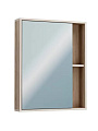 Зеркало-шкаф дуб Бардолино, 60.7х14.6х68.4 см, ЯМебель, Лотос 60