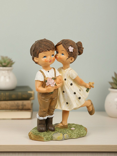 Статуэтка полистоун, Дети, 9.5х4.5х12.5 см, Lefard, 162-1078